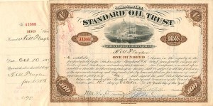 Standard Oil Trust transferred to Geo. N. and George H. Lincoln